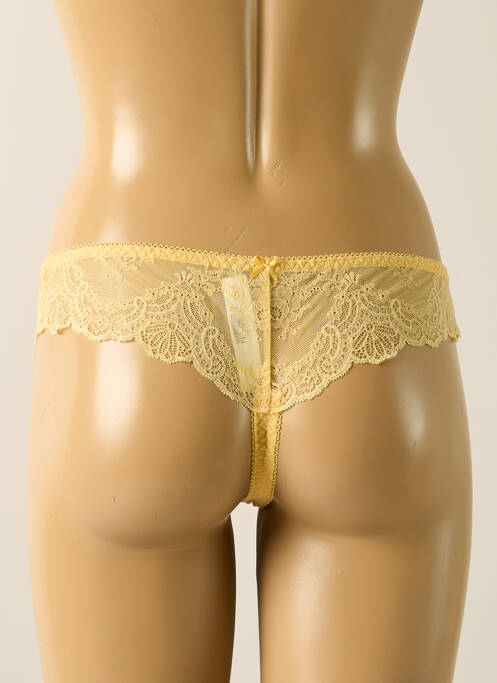 Tanga stretch orange clair AUBADE femme