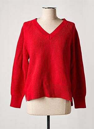 Pull coupe droite manches longues rouge MICHAEL KORS femme