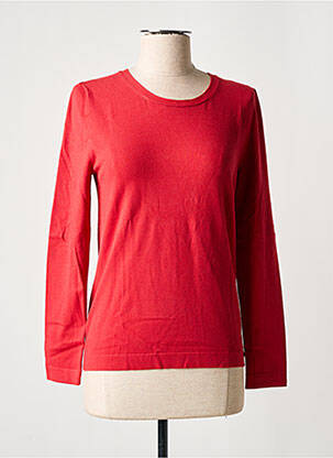 Pull coupe cintrée manches longues rouge LUISA CERANO femme
