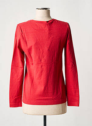 Pull coupe cintrée manches longues rouge LUISA CERANO femme