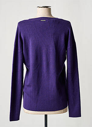 Pull coupe droite manches longues violet MICHAEL KORS femme
