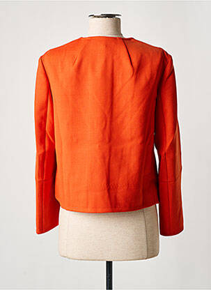 Veste chic fermeture boutonnée sur le devant orange LUISA CERANO femme