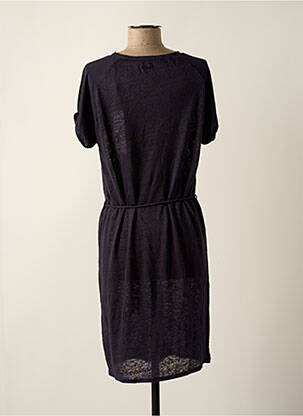 Robe mi-longue manches courtes manches courtes bleu CALVIN KLEIN femme