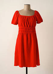 Robe mi-longue rouge CREEKS pour femme seconde vue