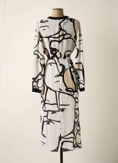 Robe mi-longue blanc ARMANI EXCHANGE pour femme