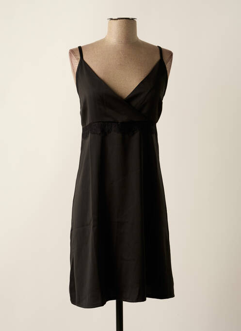 Robe mi-longue noir LIBERTO pour femme