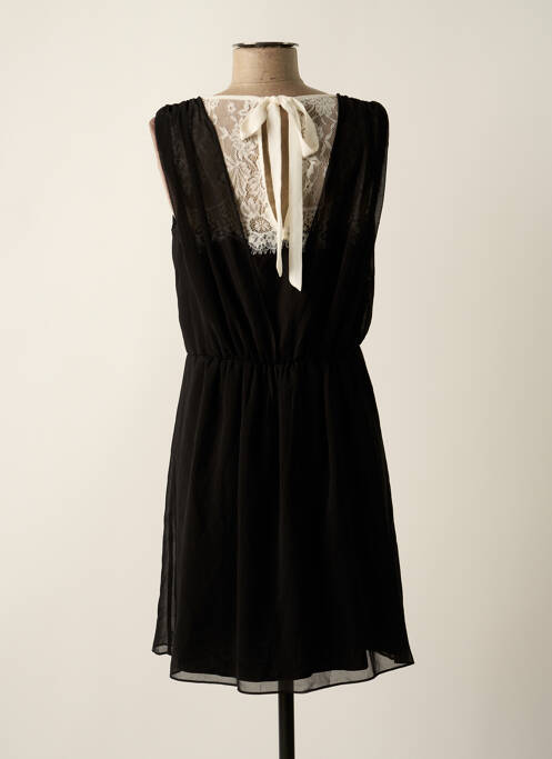 Robe mi-longue noir NAF NAF pour femme