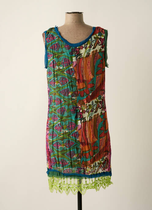 Robe mi-longue vert SOGGO pour femme