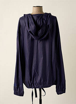 Imperméable manches longues a capuche bleu SWEET PANTS femme