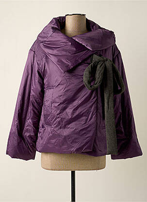 Doudoune manches longues sans capuche violet GEORGES RECH femme