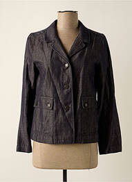 Veste casual col tailleur bleu COMPTOIR DES COTONNIERS femme