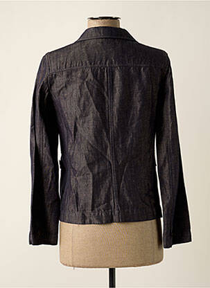 Veste casual col tailleur bleu COMPTOIR DES COTONNIERS femme