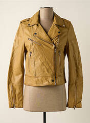 Veste en cuir beige OAKWOOD pour femme seconde vue