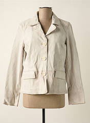 Veste en cuir blanc OAKWOOD pour femme seconde vue