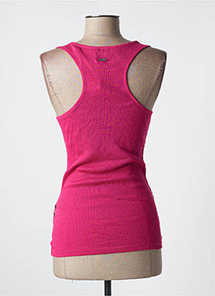 Débardeur coupe ajustée sans manche rose GUESS femme