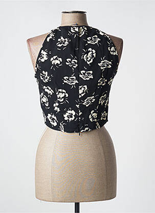 Top coupe cintrée sans manche noir RALPH LAUREN femme