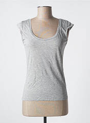 T-shirt gris ABSOLUT CASHMERE pour femme seconde vue