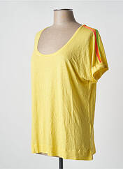 T-shirt jaune ABSOLUT CASHMERE pour femme seconde vue