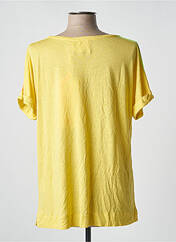 T-shirt jaune ABSOLUT CASHMERE pour femme seconde vue