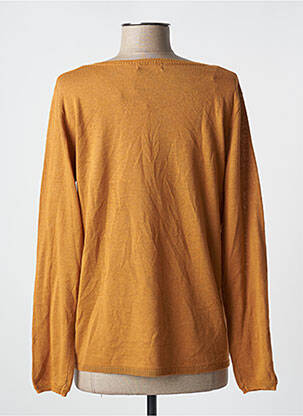 Pull col v manches longues marron SO SWEET femme