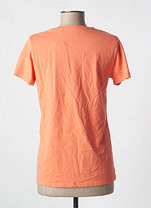T-shirt sérigraphie floquée manches courtes orange LEVI'S femme