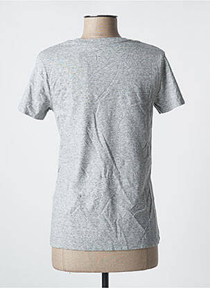 T-shirt sérigraphie floquée manches courtes gris LEVI'S femme