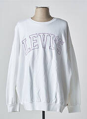 Sweat-shirt blanc LEVIS pour femme seconde vue