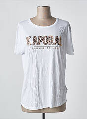 T-shirt blanc KAPORAL pour femme seconde vue