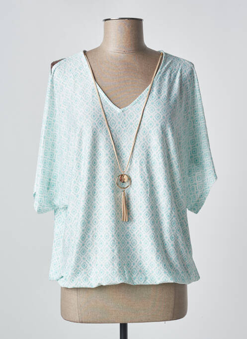 Blouse bleu MOSQUITOS pour femme