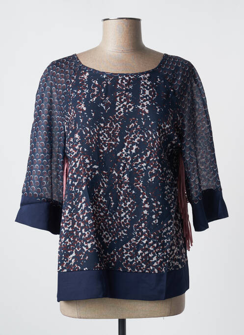 Blouse bleu SOGGO pour femme