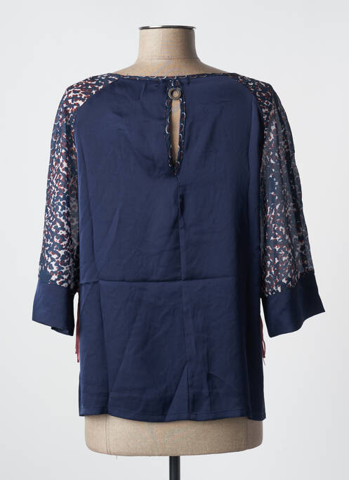 Blouse bleu SOGGO pour femme