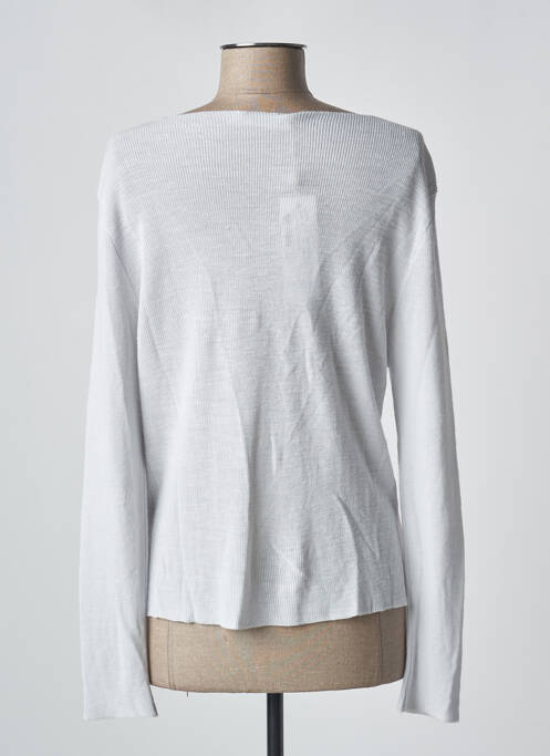 Gilet manches longues gris POLES pour femme