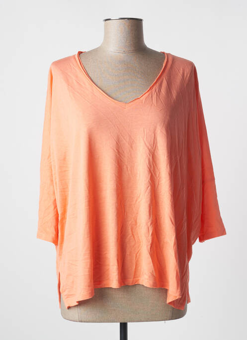 T-shirt orange NOTSHY pour femme