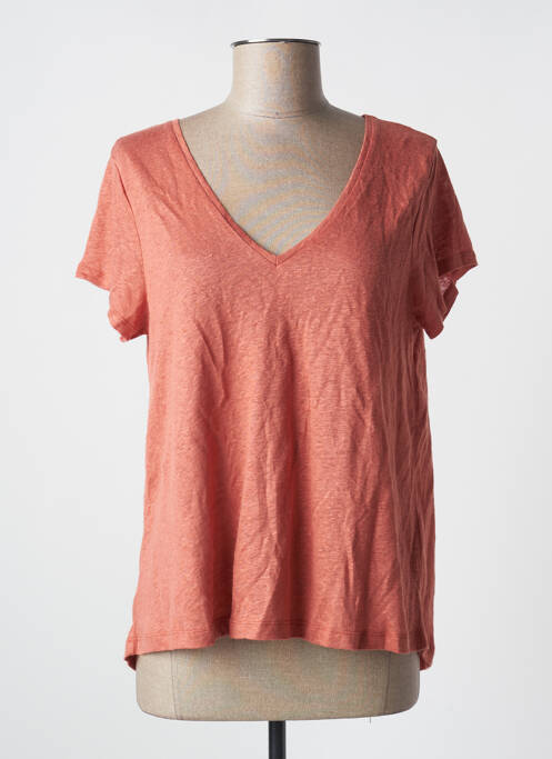 T-shirt orange NOTSHY pour femme