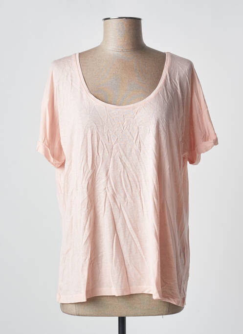 T-shirt rose ABSOLUT CASHMERE pour femme