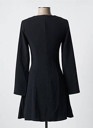 Robe courte fermeture zippée au dos manches longues noir ARMANI EXCHANGE femme