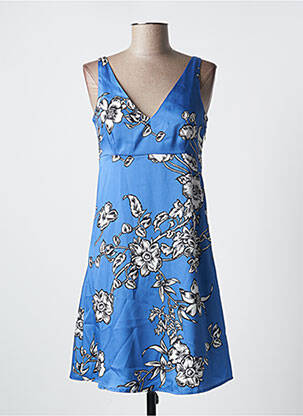 Robe courte sans manche sans manche bleu 1 2 3 femme