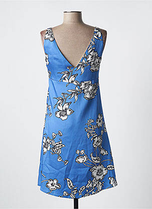 Robe courte sans manche sans manche bleu 1 2 3 femme