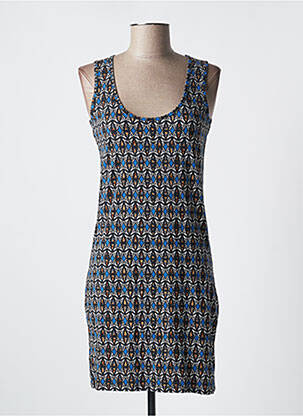 Robe courte sans manche sans manche noir LH femme