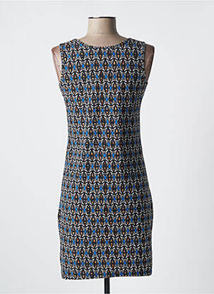 Robe courte sans manche sans manche noir LH femme
