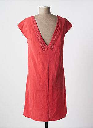 Robe courte manches courtes manches courtes orange KAPORAL femme