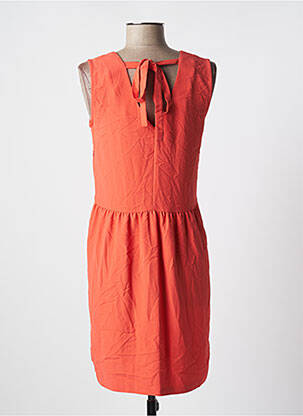 Robe courte sans manche sans manche orange CYRILLUS femme