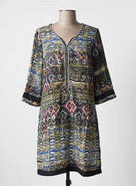 Robe courte manches 3/4 manches 3/4 noir SOGGO femme