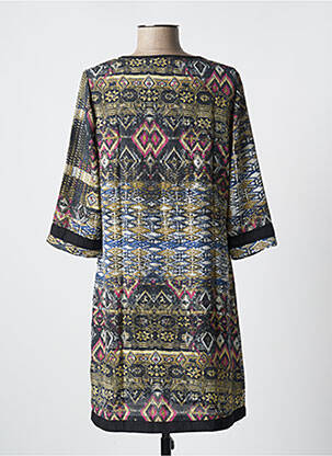 Robe courte manches 3/4 manches 3/4 noir SOGGO femme