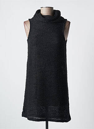 Robe courte sans manche sans manche noir JENNYFER femme