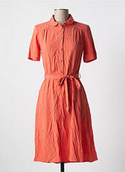 Robe mi-longue orange CYRILLUS pour femme seconde vue