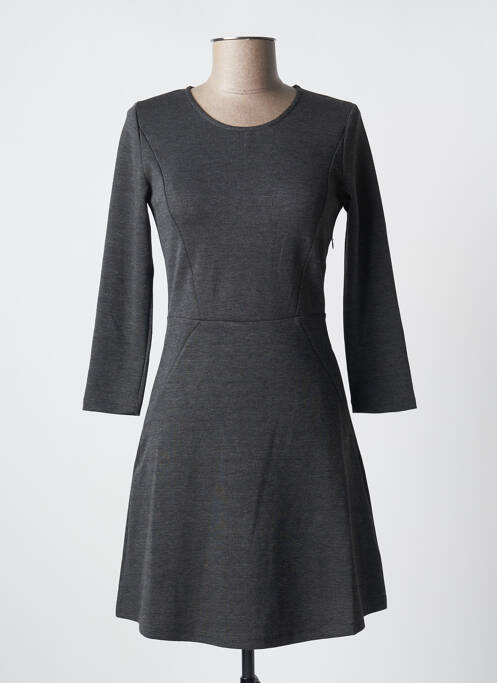 Robe courte manches longues manches longues gris JENNYFER femme