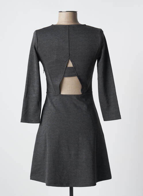 Robe courte manches longues manches longues gris JENNYFER femme