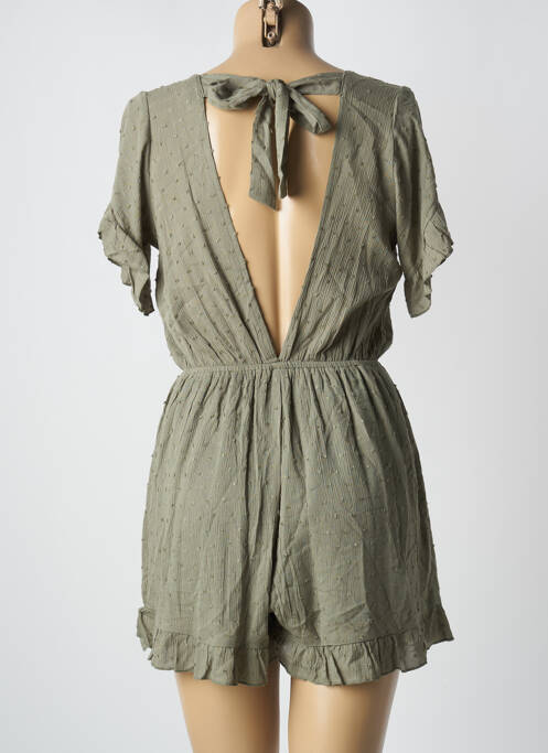 Combishort vert MOLLY BRACKEN pour femme