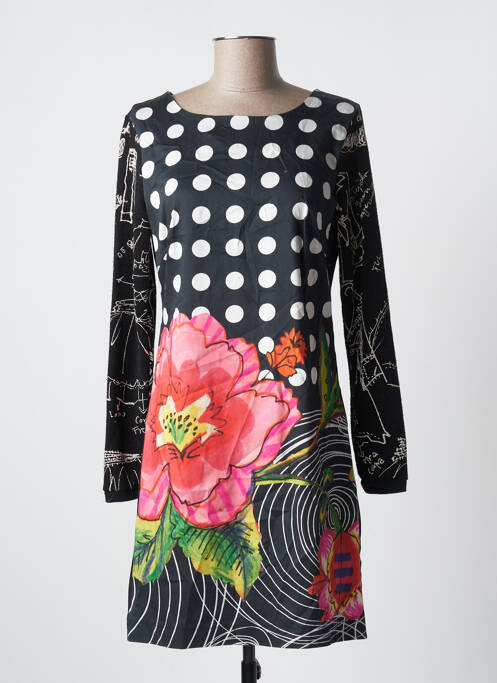 Robe courte noir DESIGUAL pour femme